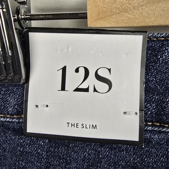 WHBM Sequin Lace Jeans The Slim Size 12S NWT - Picture 11 of 16